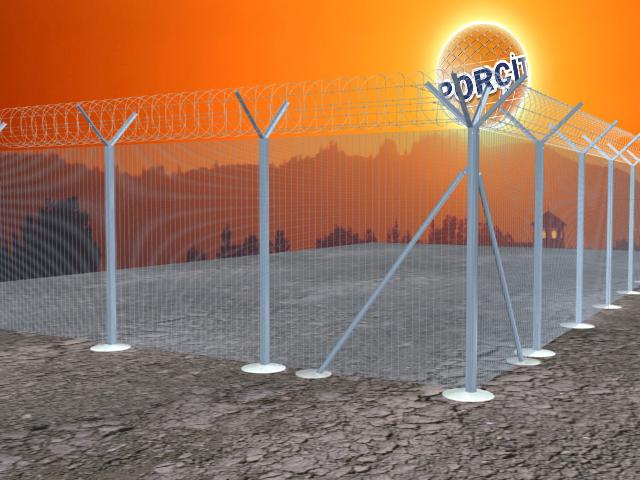 Tipik Yüksek Güvenlik Çiti