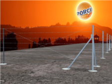 Sguare Angle Material Fence